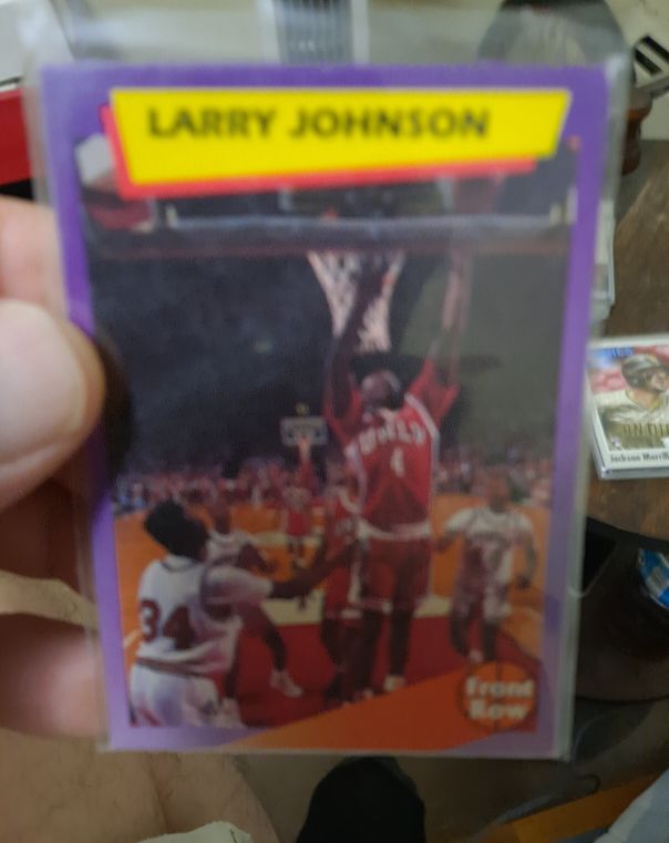 1992 Front Row #3 Larry Johnson — front
