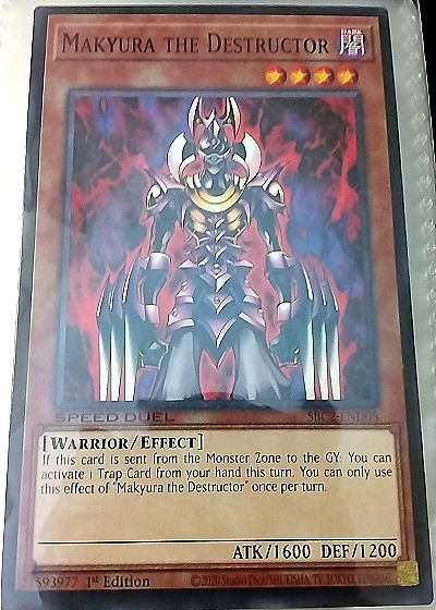 2020 Yu-Gi-Oh! LED7-EN008 Makyura the Destructor — front