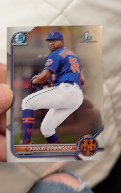 2022 Bowman Chrome #BCP-51 Robert Dominguez — front