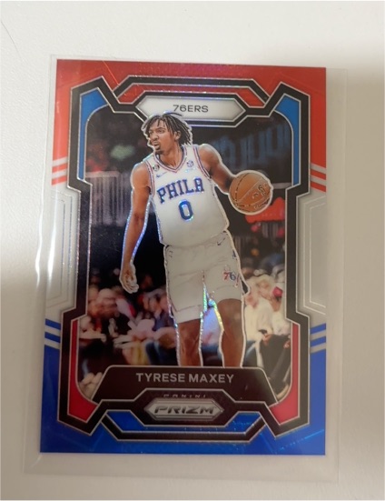 2023-24 Panini Prizm #15 Tyrese Maxey — front