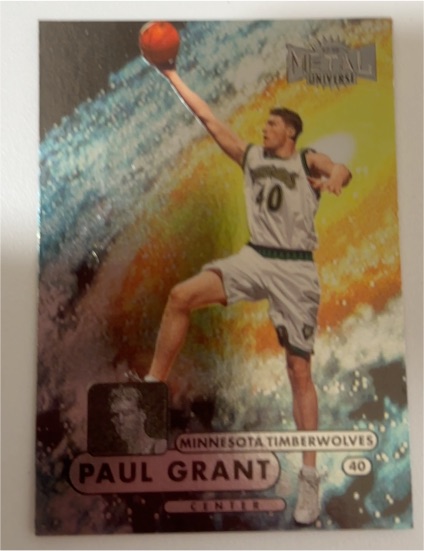 1997-98 Metal Universe #40 Paul Grant — front