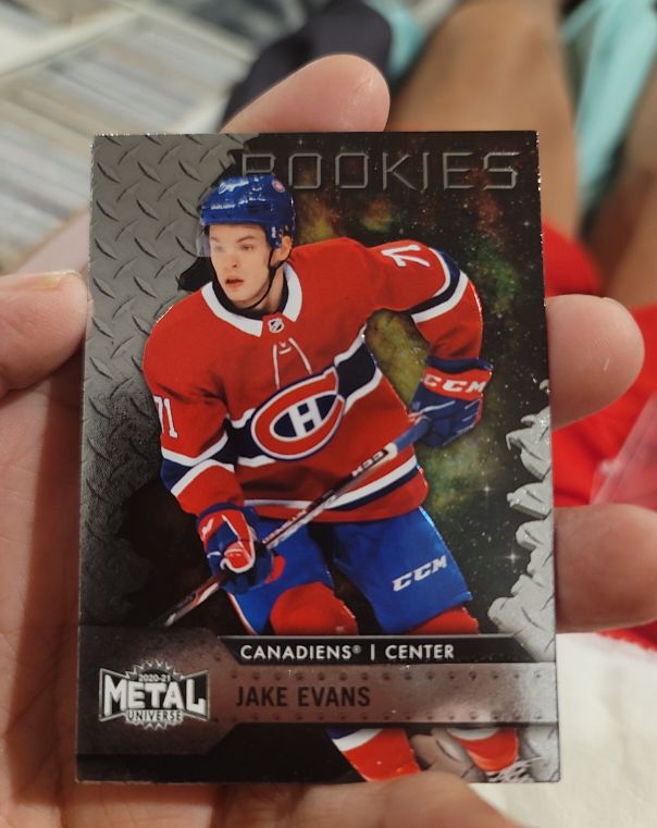 2020-21 Skybox Metal Universe #131 Jake Evans — front