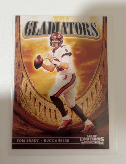 2021 Panini Contenders Gladiators #GLD-TBR Tom Brady — front