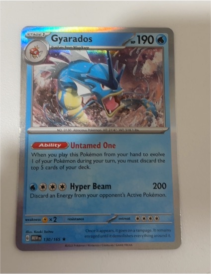 2023 Pokémon Scarlet & Violet 151 #130 Gyarados — front