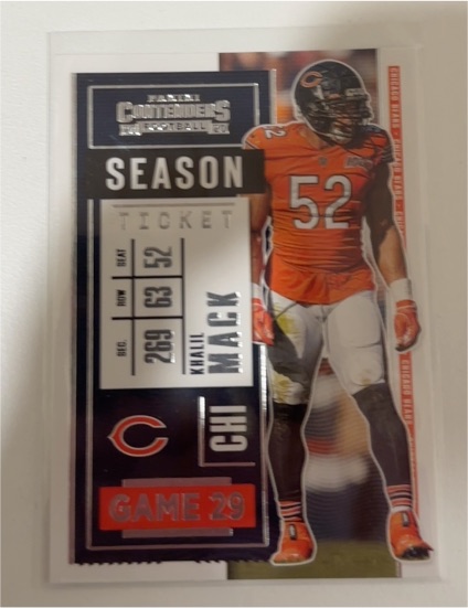 2020 Panini Contenders Season Ticket #81 Khalil Mack — front