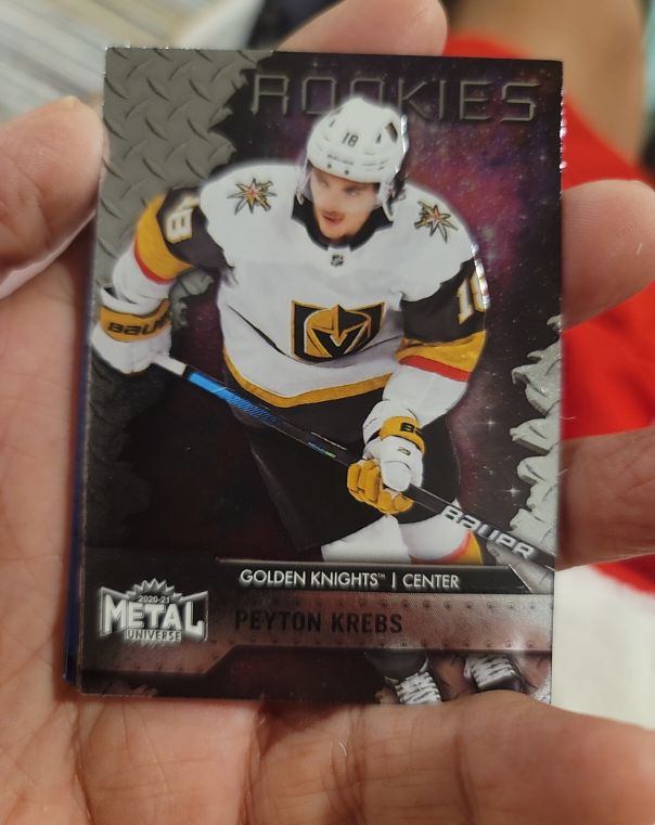 2020-21 Skybox Metal Universe #130 Peyton Krebs — front