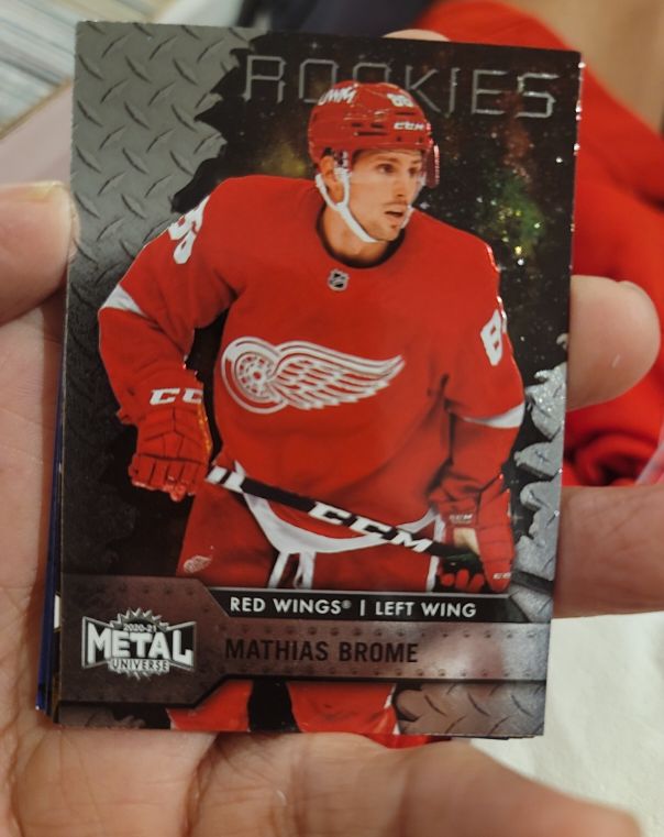 2020-21 Skybox Metal Universe #132 Mathias Brome — front