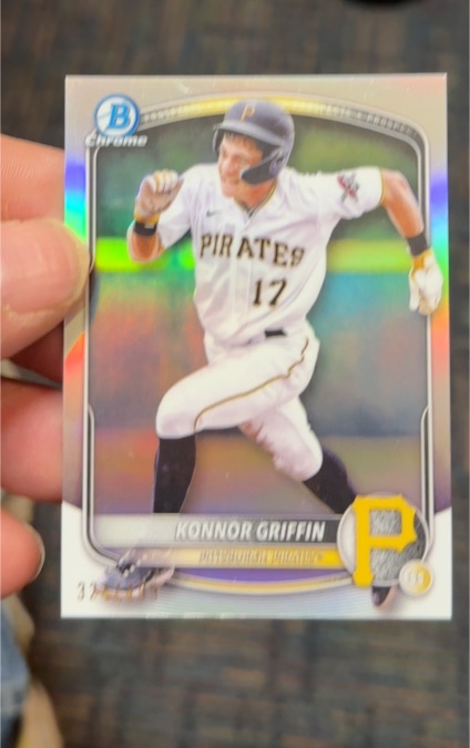 2025 Bowman Chrome Prospects #BCP-86 Konnor Griffin — front
