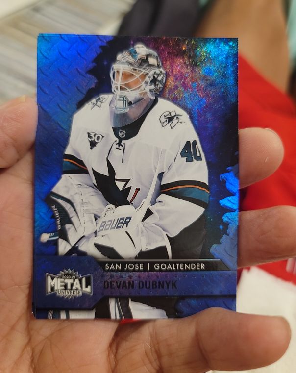 2020-21 Skybox Metal Universe #66 Devan Dubnyk — front