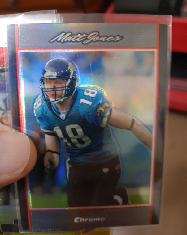 2007 Bowman Chrome #BC202 Matt Jones — front