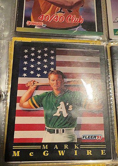 1991 Fleer Pro-Visions #4 Mark McGwire — front
