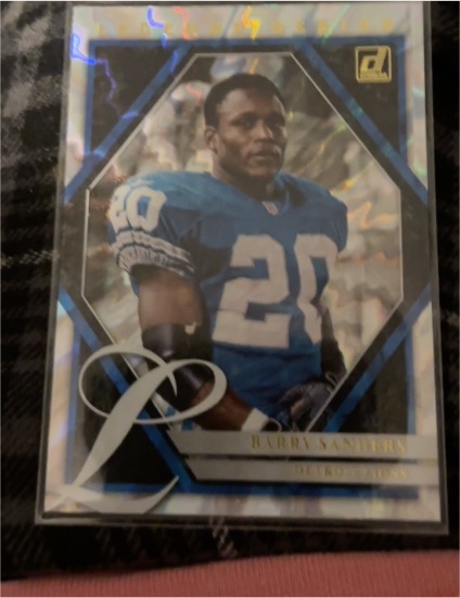 2021 Donruss Barry Sanders Legends Series #LS19 Detroit Lions — front