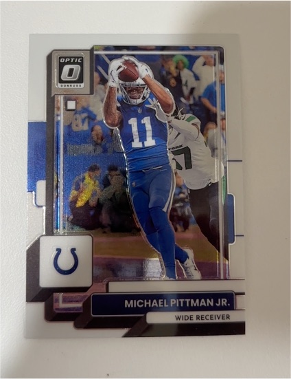 2022 Donruss Optic #84 Michael Pittman Jr. — front