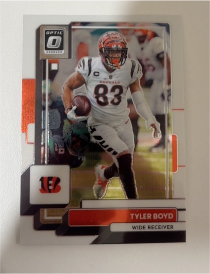 2022 Donruss Optic #43 Tyler Boyd Cincinnati Bengals — front