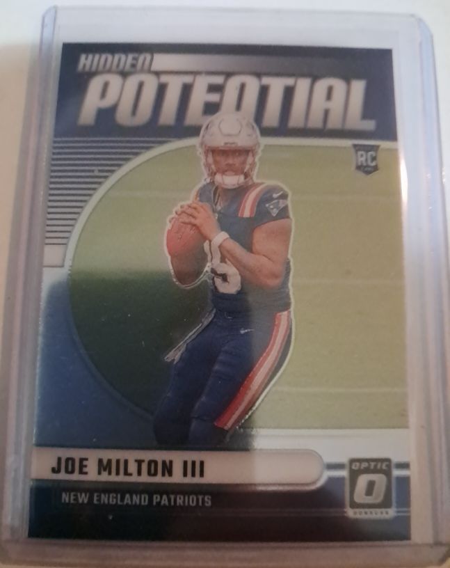2024 Panini Donruss Optic #1 Joe Milton III Hidden Potential — front