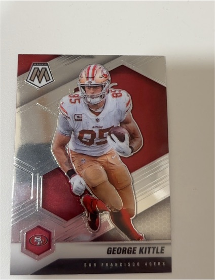 2020 Panini Mosaic #85 George Kittle — front
