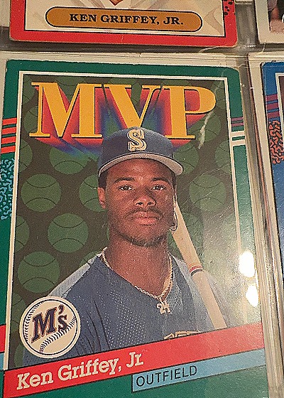 1990 Leaf #392 Ken Griffey Jr MVP — front