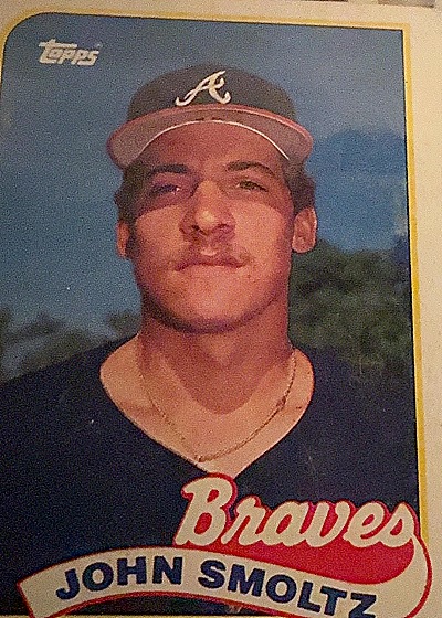 1989 Topps #382 John Smoltz — front