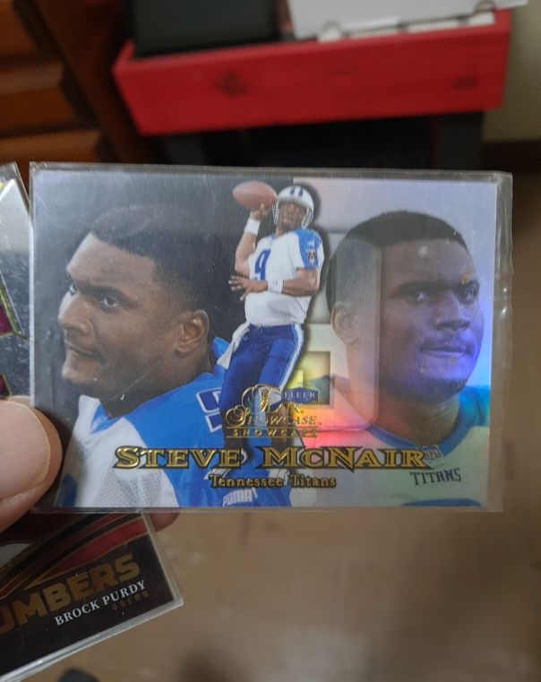 1999 Fleer Showcase Showtime Steve McNair — front