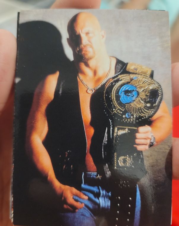 1998 Comic Images WWF Superstarz #6 Stone Cold Steve Austin — front