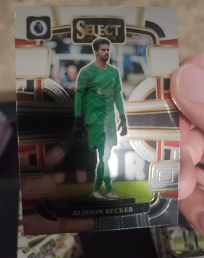 2023-24 Panini Select Premier League #54 Alisson Becker Liverpool FC — front