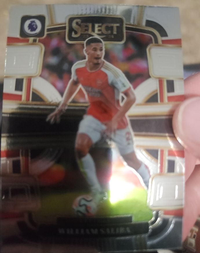 2023-24 Panini Select Premier League #10 William Saliba Silver — front