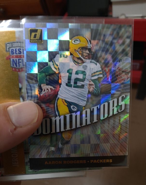 2021 Donruss Dominators #DOM-26 Aaron Rodgers — front