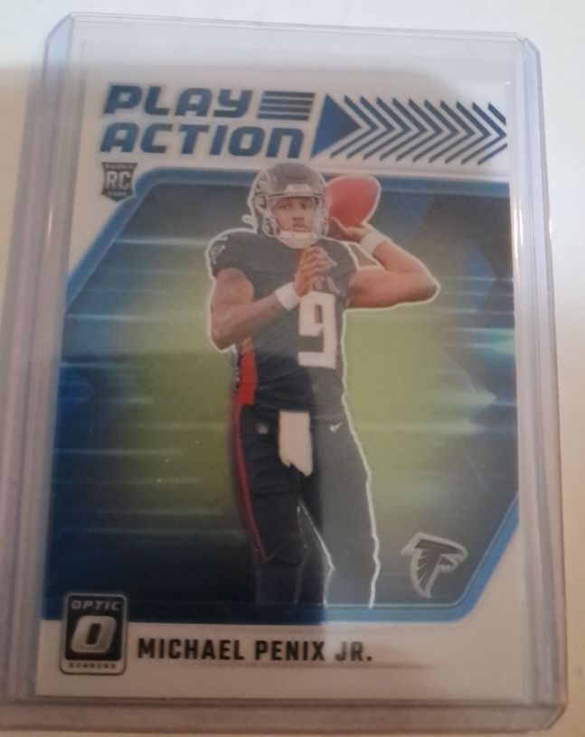 2024 Donruss Optic Play Action #4 Michael Penix Jr. — front