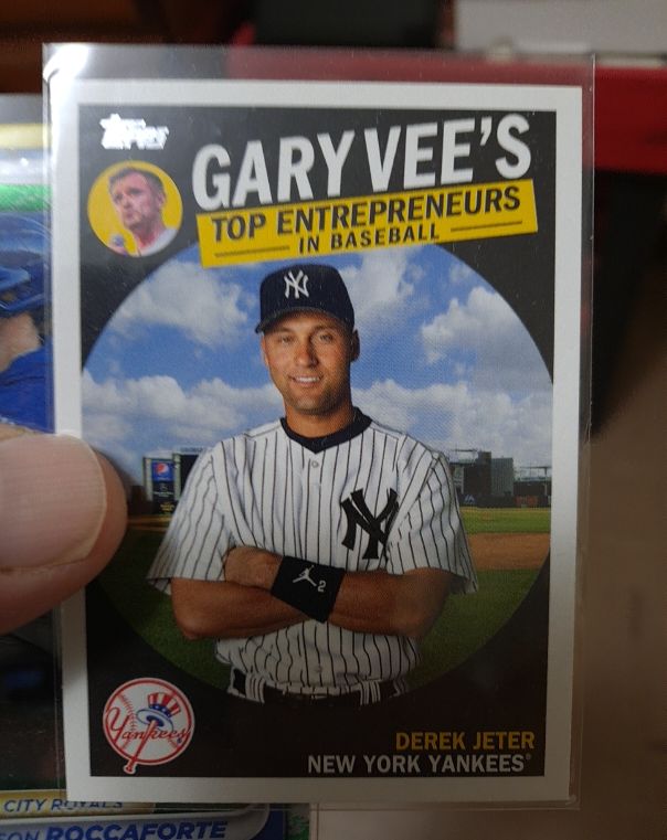 2019 Topps Gary Vee's Top Entrepreneurs in Baseball #GV-9 Derek Jeter — front