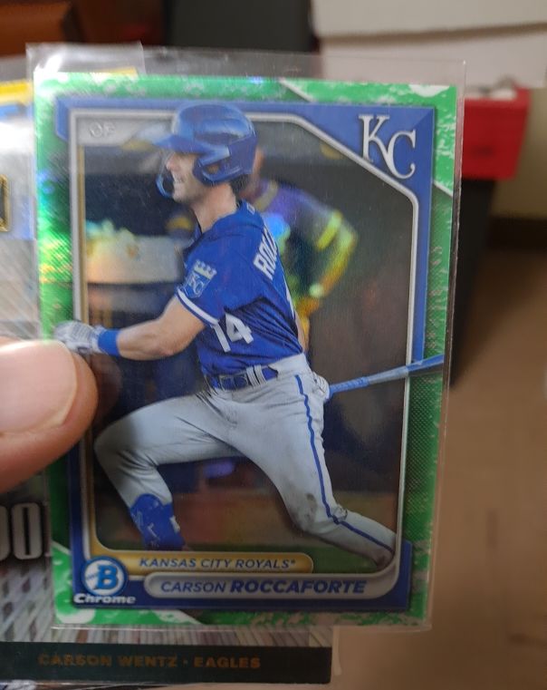 2024 Bowman Chrome Prospects #BCP-33 Carson Roccaforte — front