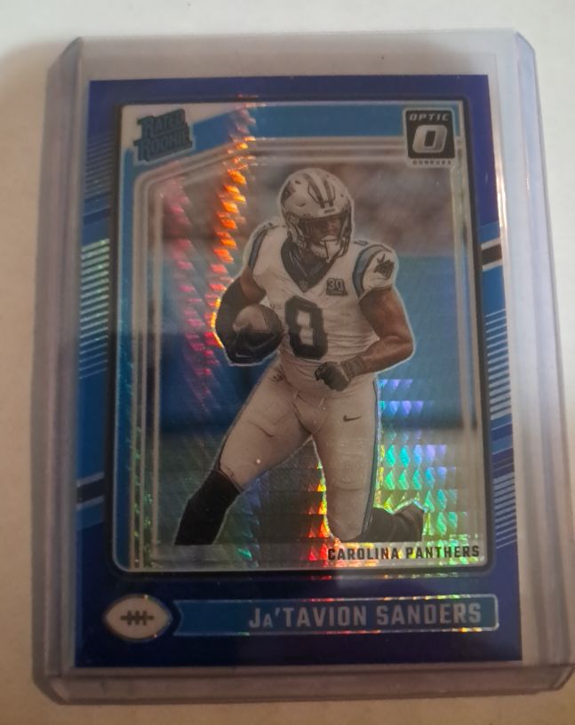2024 Panini Donruss Optic Ja'Tavion Sanders Rated Rookie — front
