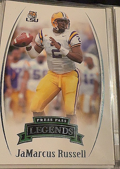 2007 Press Pass Legends #33 JaMarcus Russell — front
