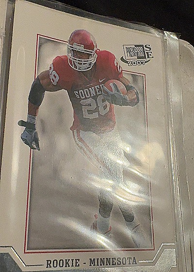2007 Press Pass SE #29 Adrian Peterson Rookie Minnesota Vikings — front