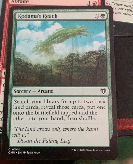 2023 Magic: The Gathering #0300 Kodama's Reach — front