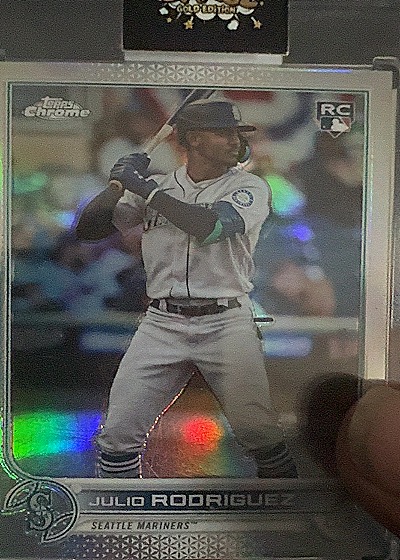 2022 Topps Chrome #222 Julio Rodriguez Rookie RC — front