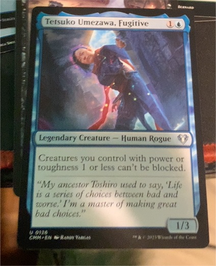 2018 Magic: The Gathering Dominaria #69 Tetsuko Umezawa, Fugitive — front