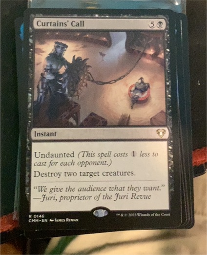 2023 Magic: The Gathering #0146 Curtains' Call — front