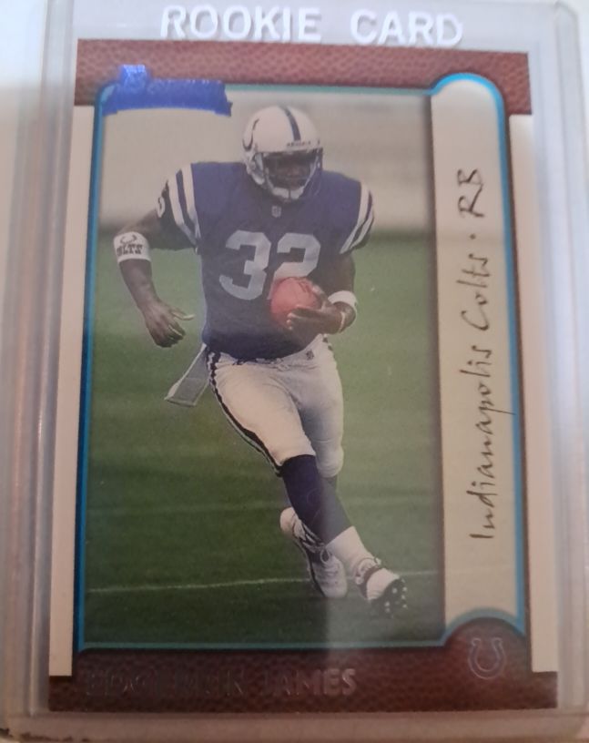 1999 Bowman #161 Edgerrin James Rookie Card — front