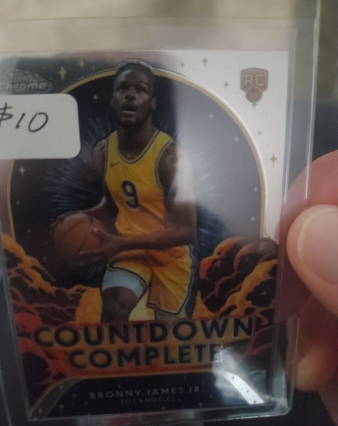 2024-25 Topps Chrome #CC-25 Bronny James Jr — front