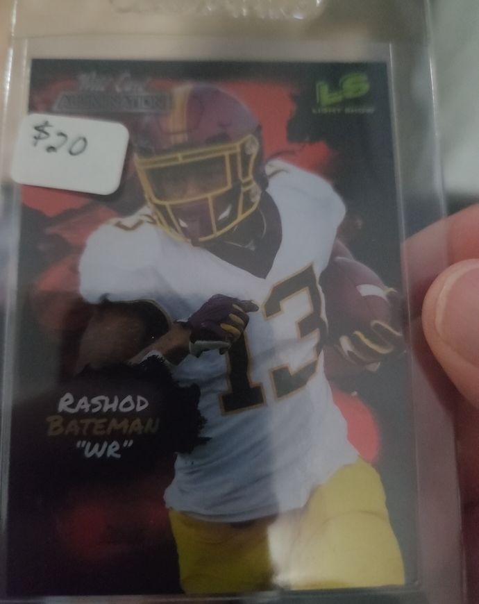 2021 Wild Card Alumination Light Show LS Rashod Bateman — front