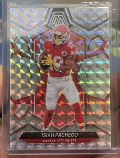 2024 Panini Mosaic #107 Isiah Pacheco — front