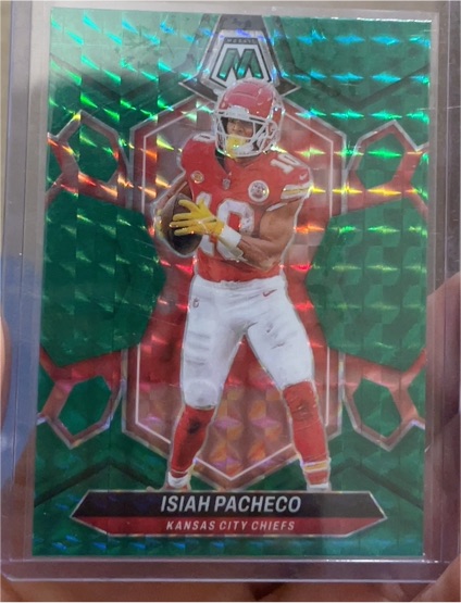 2024 Panini Mosaic #107 Isiah Pacheco — front
