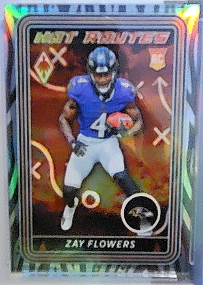 2023 Panini Phoenix Hot Routes #HR-6 Zay Flowers — front