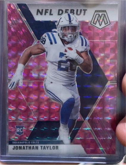 2020 Panini Mosaic #276 Jonathan Taylor NFL Debut Rookie — front