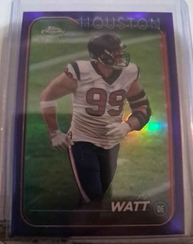 2024 Topps Chrome #82 J.J. Watt — front