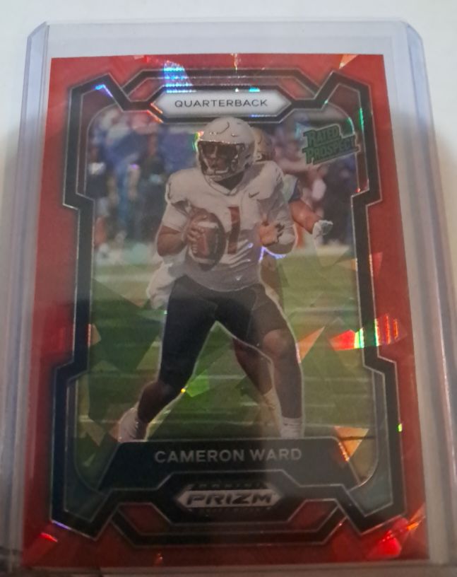 2024 Panini Prizm Draft Picks Rated Prospect #199 Cameron Ward — front