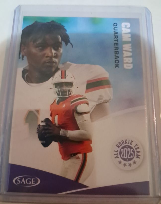 2025 Sage High Series #163 Cam Ward — front
