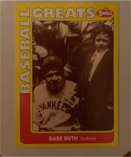 1990 Swell Baseball Greats #124 Babe Ruth — front