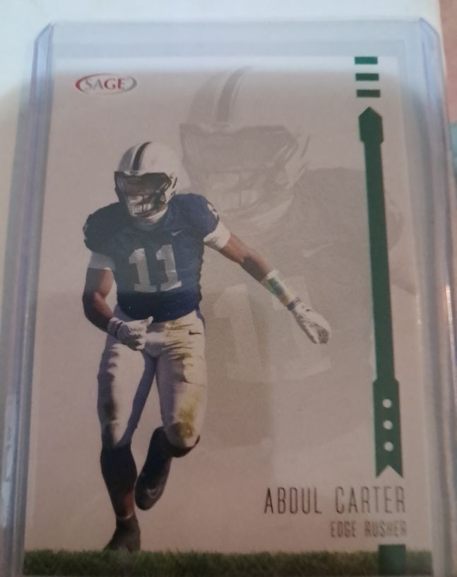2025 Sage Football Abdul Carter — front