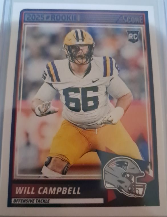 2025 Panini Score #25 Will Campbell — front